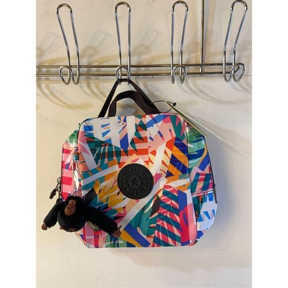 Kipling zipper lunchbox flowers $44 Lyla Leaves - Picture 3 of 6